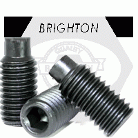 Metric Dog Point Socket Set Screws, 45H Iso 4028 / Din 915, Thermal Black Oxide, Alloy