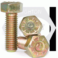L9 Hex Cap Screws, Zinc & Yellow Cr+3 (Usa) 