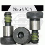 Socket Shoulder Screws, Nylon Patch, Thermal Black Oxide, Alloy 