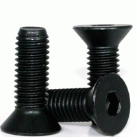 Metric 10.9 Flat Socket Cap, Iso 10642, Thermal Black Oxide, Alloy