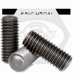 Oval Point Socket Set Screws, Thermal Black Oxide, Alloy 