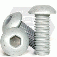 Button Socket Cap, Mechanical Zinc, Alloy 