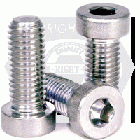 Metric Stainless A2 Low Head Socket Cap, Din 7984