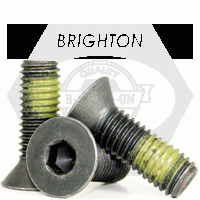 Flat Socket Cap, Nylon Patch, Thermal Black Oxide, Alloy 