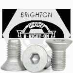 Flat Socket Cap, Mechanical Zinc, Alloy 