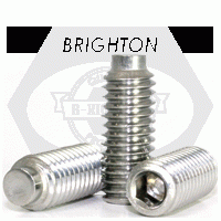 Half Dog Socket Set Screws, Stainless Steel 18 8 