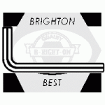 Metric Hex Keys 6150 Crv Alloy, Long Arm, Black (Import)