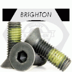 Flat Socket Cap, Nylon Patch, Thermal Black Oxide, Alloy 