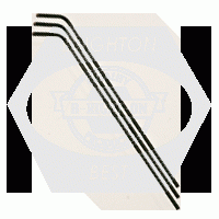Hex Keys 6150 Crv Alloy, Long Arm, Black (Import) 