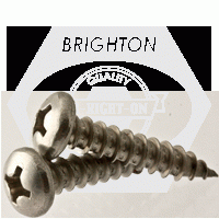 Self Tapping Screw, Phillips Pan Head, Type A, Stainless Steel 18 8 