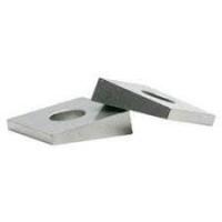 SQUARE BEVELLED WASHER ZINC