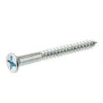 Particle Board Screws, Flat Phillips, Zinc Cr+3 