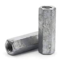 HEX COUPLING NUT HOT DIPPED GALVANIZED