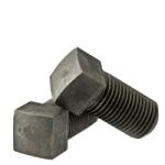 Cup Point Square Head Set Screw, Case Hardened, Fine Thread, Plain 