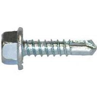 Teks/2, Self Drilling Screws, Zinc Cr+3, (Usa) 
