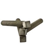 Flat Point Square Head Set Screw, Case Hardened, Plain 