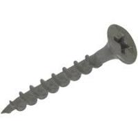 Drywall Screw, Phillips Bugle Head, Gray Phosphated, Low Carbon