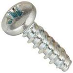 Thread Rolling Screw, Zinc Cr+3/Wax, Low Carbon 