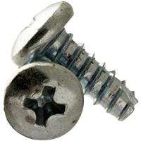 Thread Cutting Screw, Type 25(Bt), Zinc, Low Carbon 