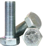 Grade 5 Hex Head Cap Screws Clear Zinc