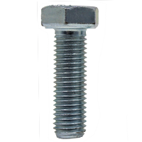 Grade 5 Hex Head Cap Screws Clear Zinc (China)