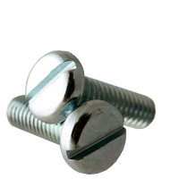 PAN HEAD SLOTTED MACHINE SCREW ZINC