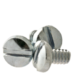 Machine Screw, Binder Undercut Slotted, Zinc Cr+3 