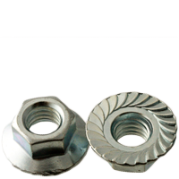 SERRATED FLANGE LOCKNUT ZINC